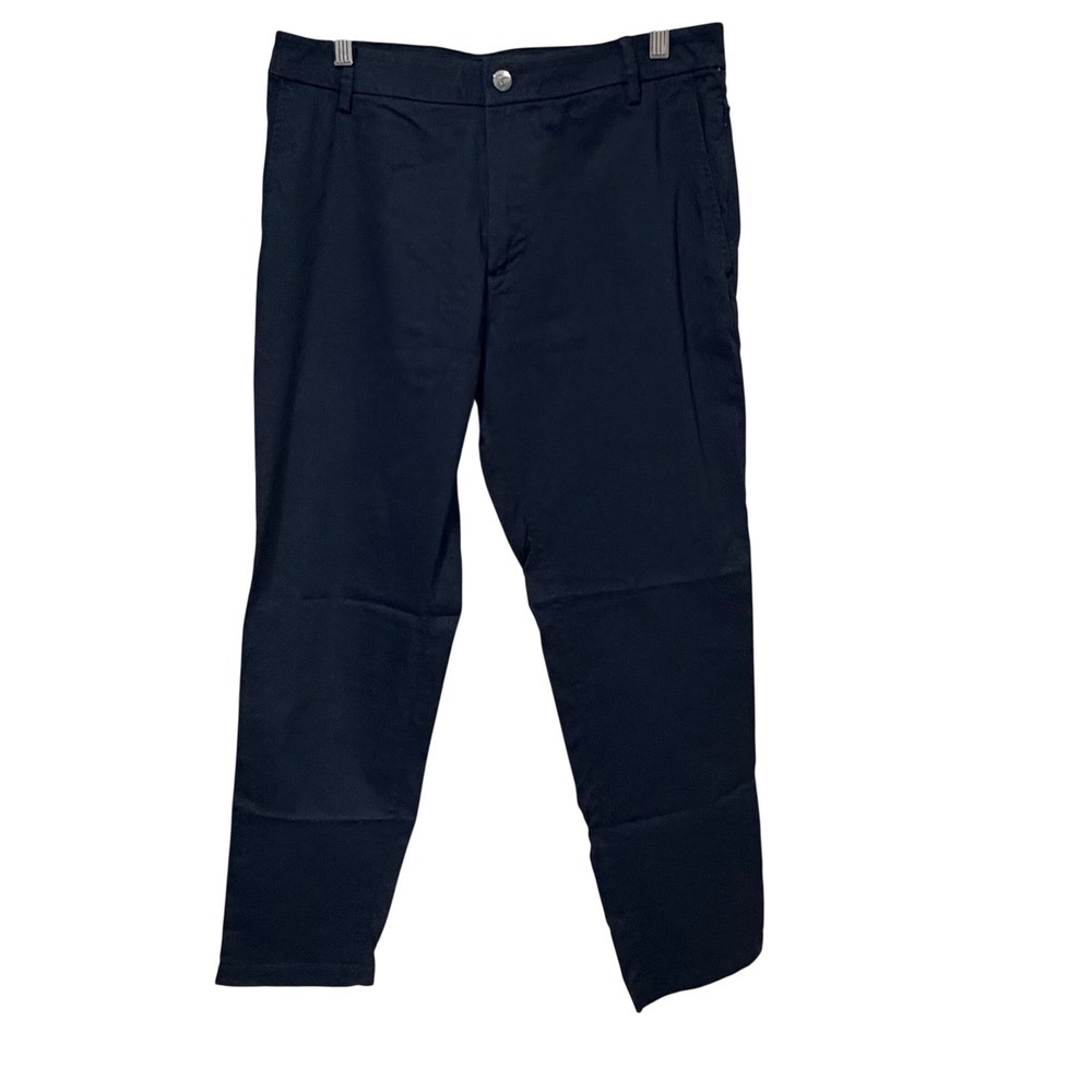 Birddogs Mens black Performance Chino Pants 32x28 Tapered Fit Cotton Blend